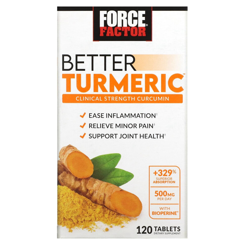 Force Factor , Better Turmeric, 120 Tablets