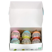 Sky Organics, Bath Bomb Gift Set, 6 Bath Fizzies