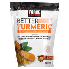 Force Factor, Better Turmeric, Extra Stärke Curcumin, Fruchtgeschmack, 60 Soft Chews