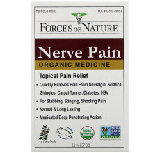 Forces of Nature, Nervenschmerzen, Organische Pflanzenmedizin, 0,37 fl oz (11 ml)