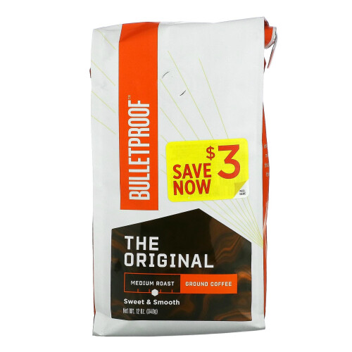 BulletProof, Café, L'Original, Moulu, Torréfaction Moyenne, 12 oz (340 g)