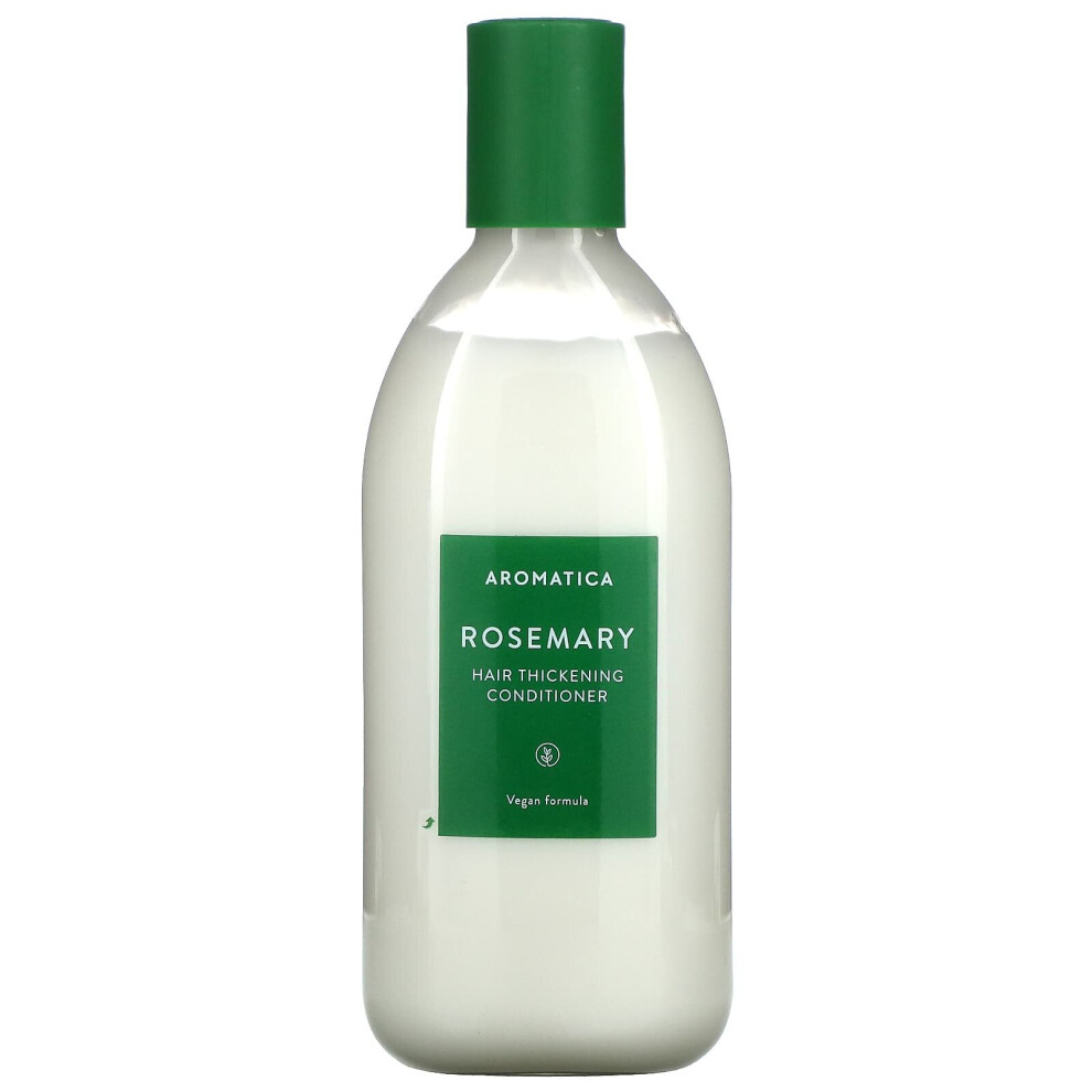 Aromatica , Hair Thickening Conditioner, Rosemary, 13.5 Fl Oz (400 Ml)