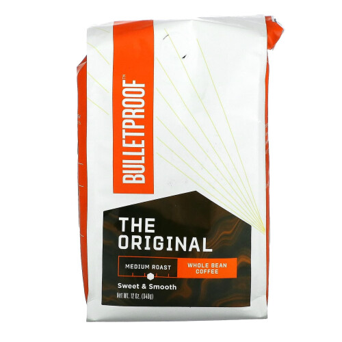 BulletProof, Café, L'Original, Grain Entier, Torréfaction Moyenne, 12 oz (340 g)