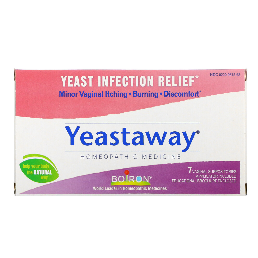 Boiron , Yeastaway, Yeast Infection Relief, 7 Vaginal Suppositories