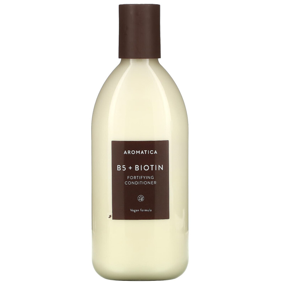 Aromatica , B5 + Biotin Fortifying Conditioner, 13.5 Fl Oz (400 Ml)