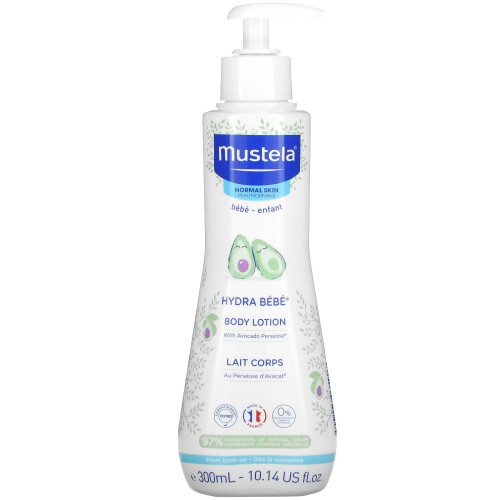 Mustela, Bebé, Líquido Corporal Hydra Bebe, com Abacate, 10,14 fl oz (300 ml)