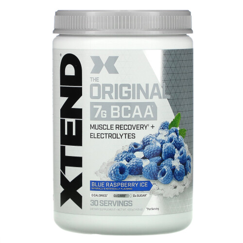 Xtend, L'Original 7G BCAA, Glace Framboise Bleue, 14,3 oz (405 g)