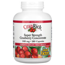 Natural Factors, CranRich, Cranberry-Konzentrat, Superstärke, 500 mg, 180 Kapseln