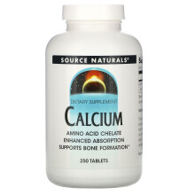 Source Naturals, Calcium, 250 Comprimés