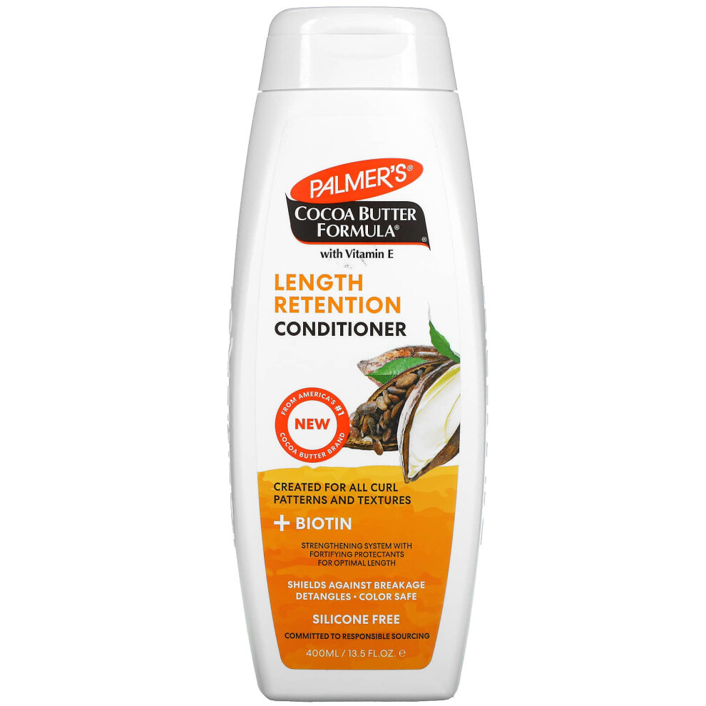 Palmer's , Formula Al Burro Di Cacao Con Vitamina E, Balsamo Per La Ritenzione Della Lunghezza, 400 Ml