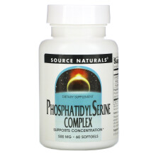 Source Naturals, Phosphatidylserin Komplex, 500 mg, 60 Softgels