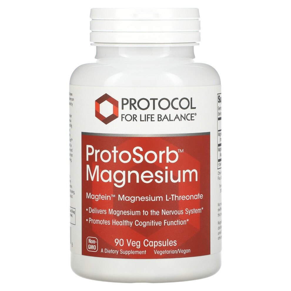 Protocol For Life Balance , Protosorb Magnesium, 90 Veg Capsules