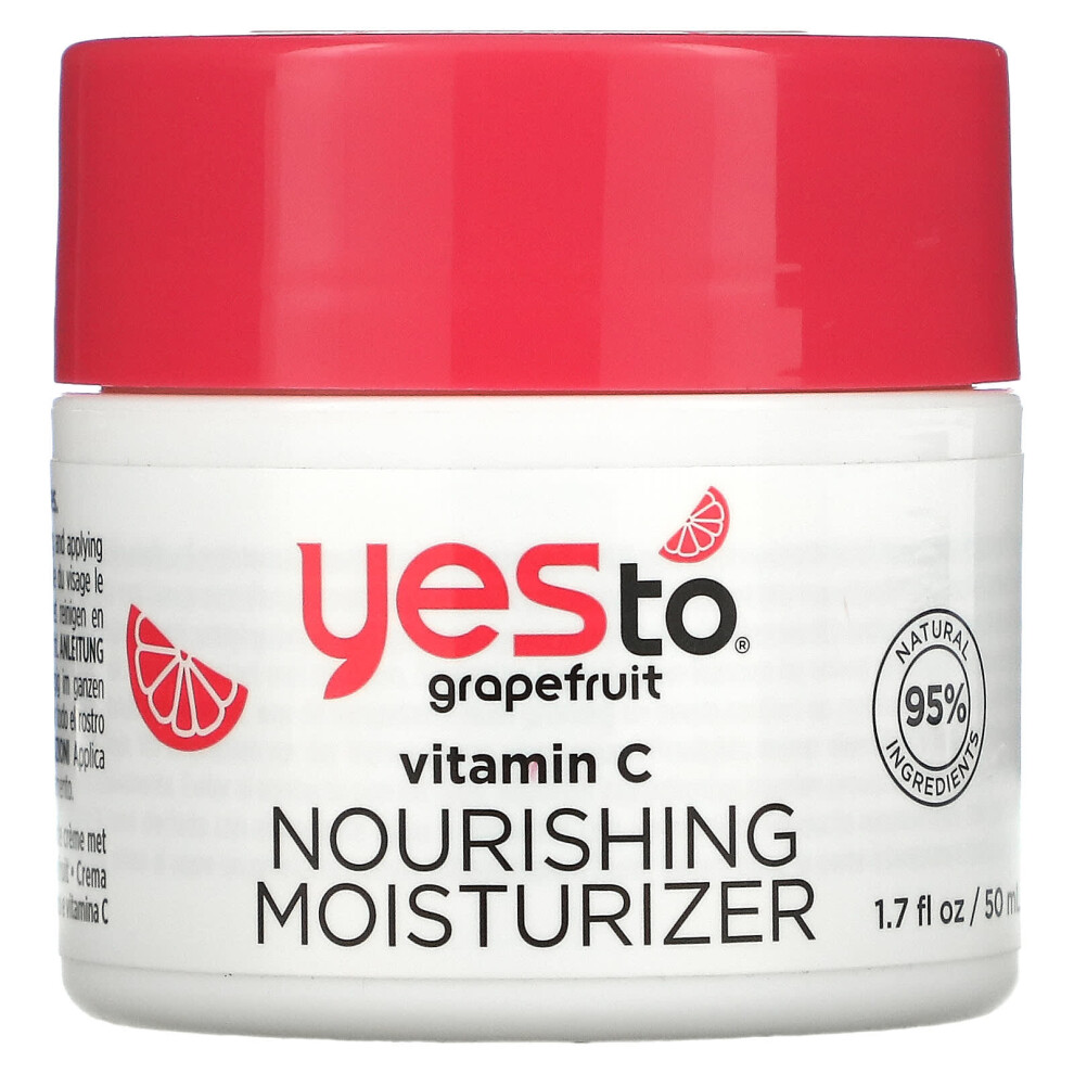 Yes To , Vitamin C Nourishing Moisturizer, Grapefruit, 1.7 Fl Oz (50 Ml)