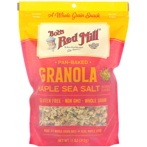 Bob's Red Mill, Granola Maison, Sirop d'Érable et Sel Marin, 11 oz (312 g)