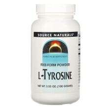 Source Naturals, L-Tyrosin, Freie-Form Pulver, 3,53 Unzen (100 g)