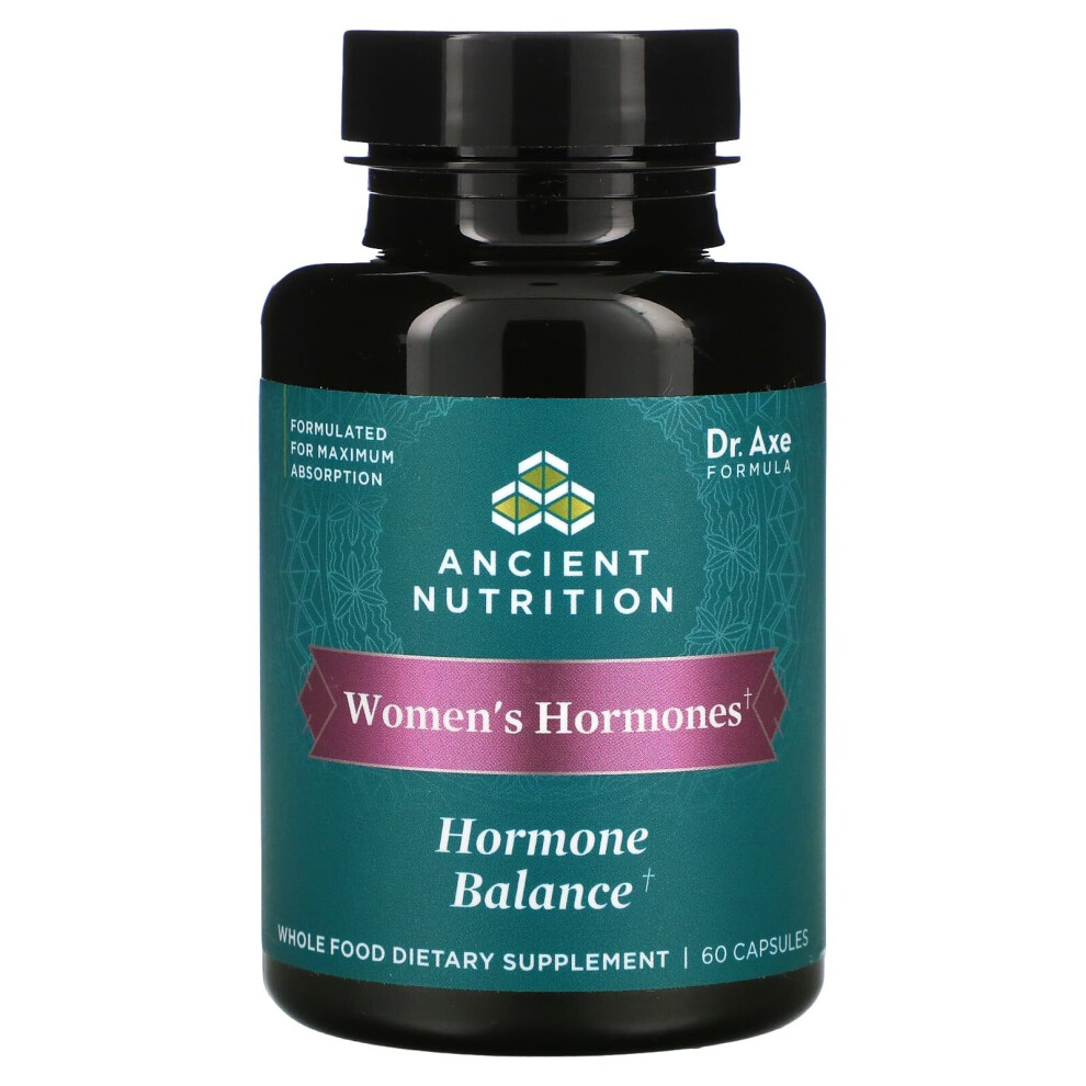 Dr. Axe / Ancient Nutrition , Women's Hormones, Hormone Balance, 60 Capsules