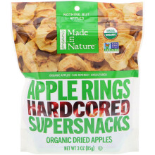 Made in Nature, Bio-Getrocknete Äpfel, Sonnengereift & Ungeschwefelt, 3 Unzen (85 g)