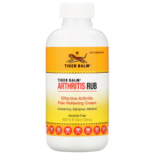 Tiger Balm, Friction Arthrite, Sans Alcool, 4 fl oz (113 ml)