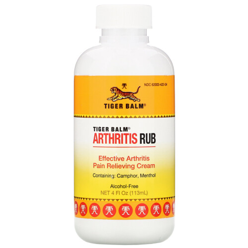 Tiger Balm, Friction Arthrite, Sans Alcool, 4 fl oz (113 ml)
