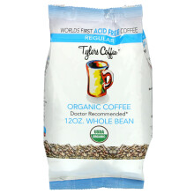 Tylers Coffees, Café Biologique, Grains Entiers, Régulier, 12 oz
