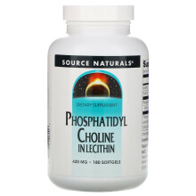 Source Naturals, Phosphatidylcholin, 420 mg, 180 Softgels