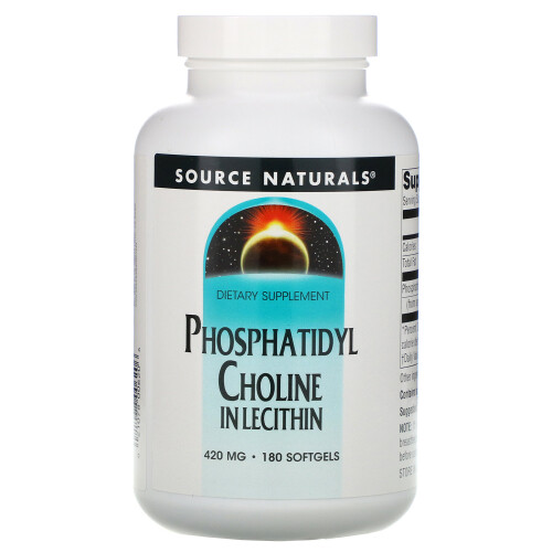 Source Naturals, Phosphatidylcholin, 420 mg, 180 Softgels