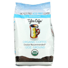 Tylers Coffees, Café Biologique, Moulu, Régulier, 12 oz