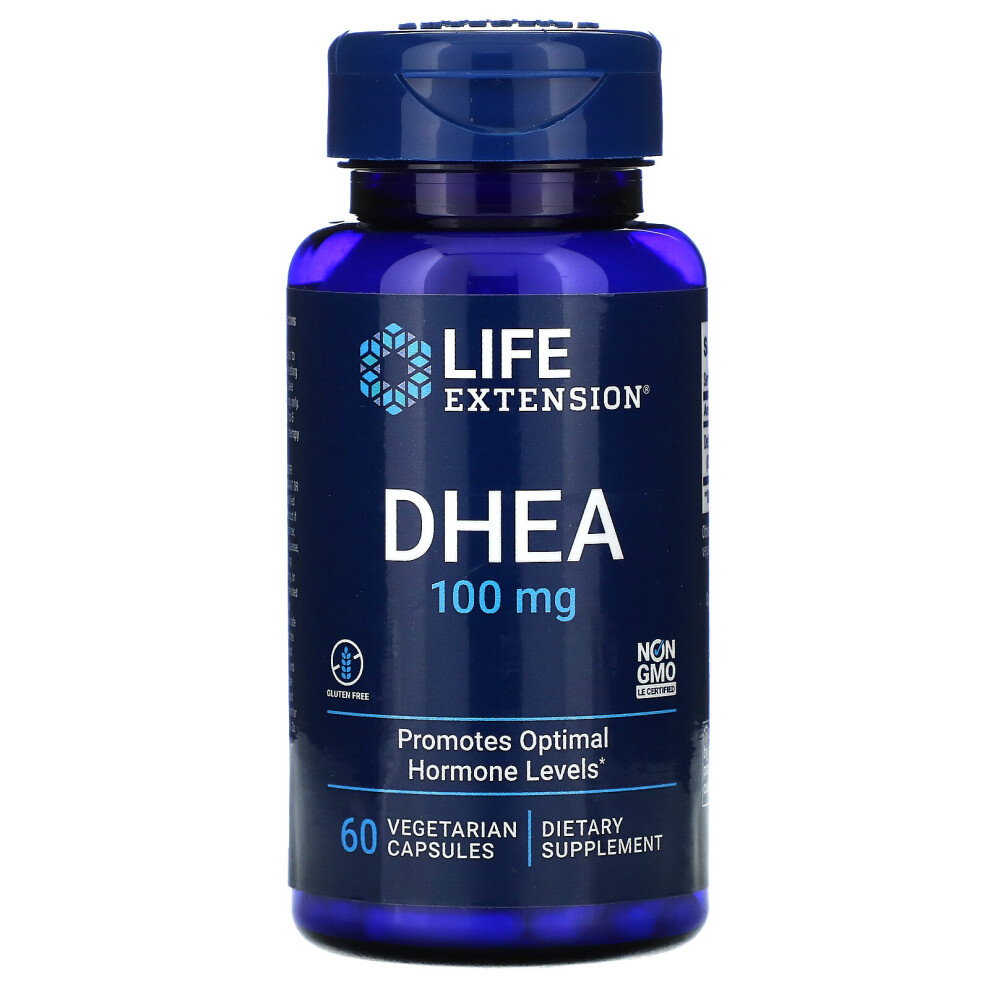 Life Extension, DHEA, 100 mg, 60 Vegetarian Capsules