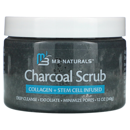 M3 Naturals, Kohle-Peeling, 12 oz (340 g)