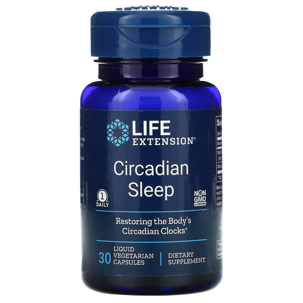 Life Extension , Circadian Sleep, 30 Liquid Vegetarian Capsules