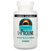 Source Naturals, Poudre de L-Proline, 4 oz (113,4 g)
