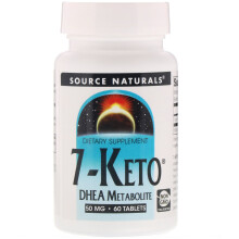Source Naturals, 7-Keto, DHEA-Metabolit, 50 mg, 60 Tabletten