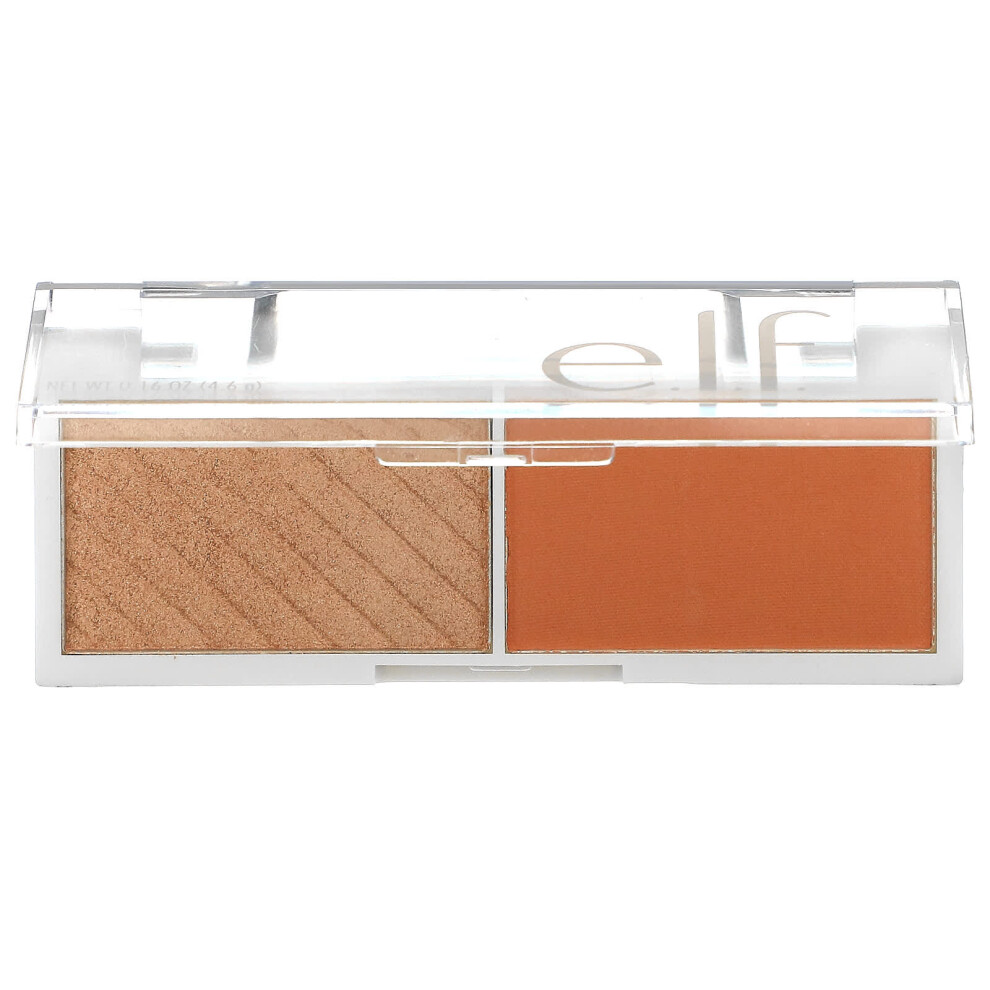 E.L.F., Bite Size Face Duo, White Peach, 0.16 oz (4.6 g)