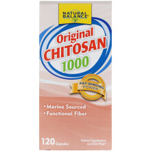 Natural Balance, Original Chitosan, 1.000 mg, 120 Kapseln (250 mg pro Kapsel)
