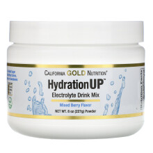 California Gold Nutrition, HydrationUP - Électrolytes Baies Mixtes, 8 oz (227 g)