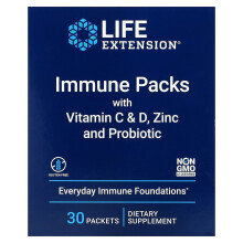 Life Extension, Immun Packs Mit Vitamin C & D, Zink Und Probiotikum, 30 Beutel