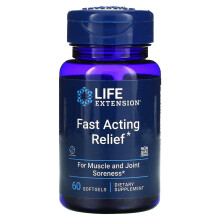 Life Extension, Schnellwirkende Linderung, 60 Softgels