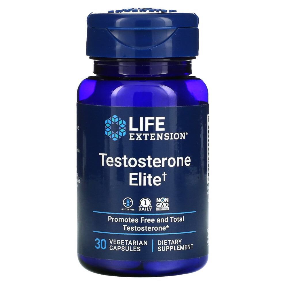 Life Extension , Testosterone Elite, 30 Vegetarian Capsules