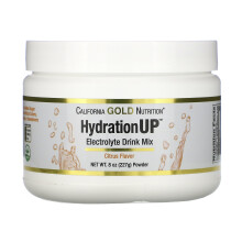 California Gold Nutrition, HydrationUP, Elektrolyt-Getränkemischung, Zitrus, 8 oz (227 g)