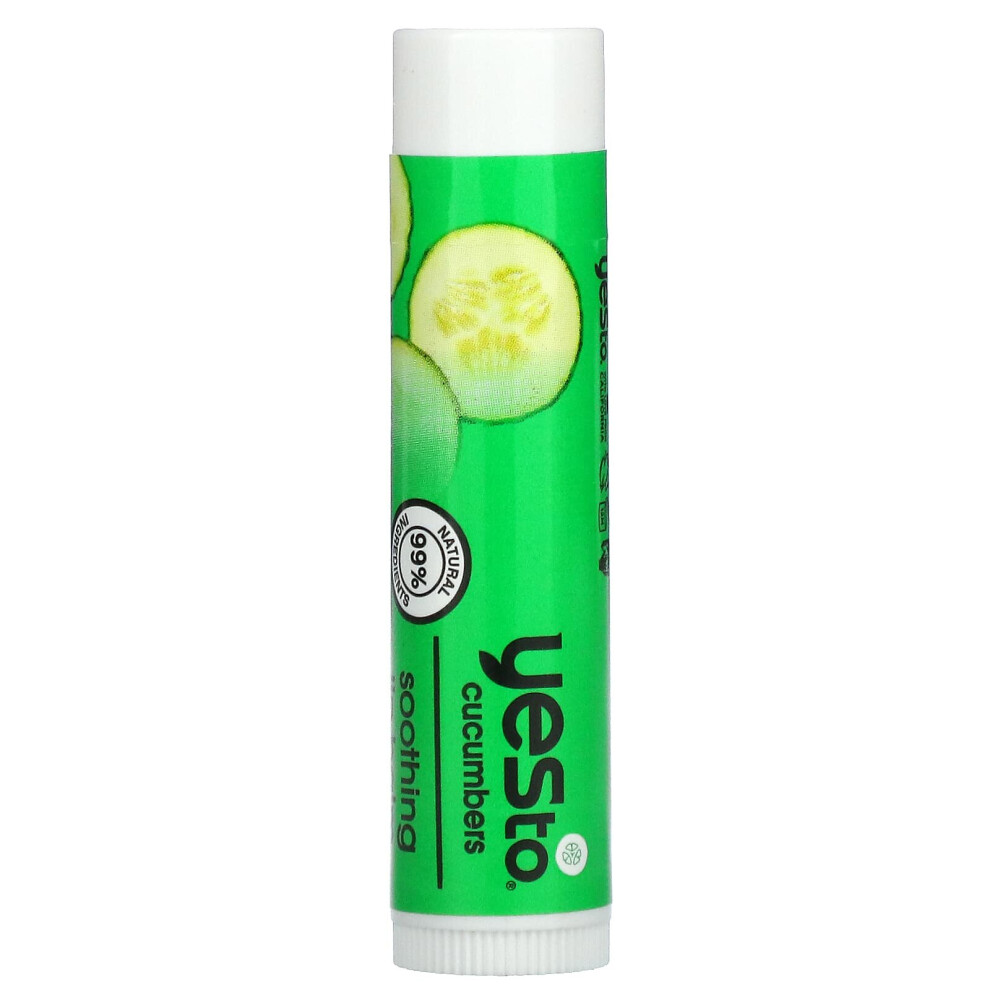 Yes To , Soothing Lip Balm, Cucumbers, 0.15 Oz (4.25 G)