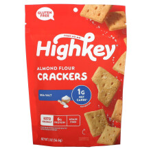 HighKey, Mandelmehl-Cracker, Meersalz, 2 Unzen (56,6 g)