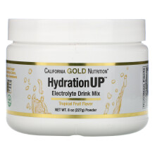 California Gold Nutrition, Boissons, HydrationUp, Électrolytes, Tropical, 8 oz (227 g)