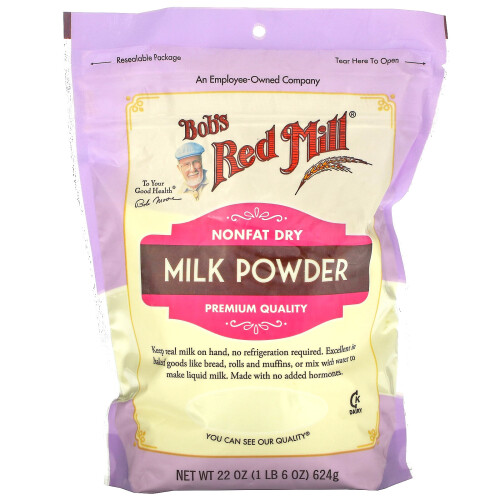 Bob's Red Mill, Milchpulver, Magermilch getrocknet, 22 oz (624 g)