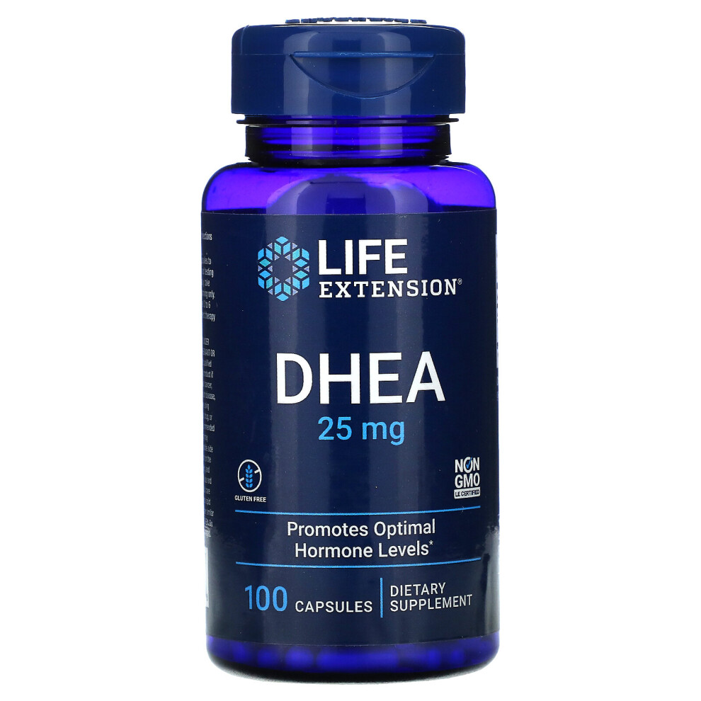 Life Extension, DHEA, 25 mg, 100 Capsules