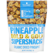 Made in Nature, Bio-Getrocknete Ananas, Sonnengereift, Ungeschwefelt, 7,5 Unzen (213 g)