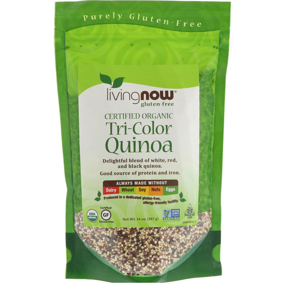 Now Foods, Organic Tri-Color Quinoa, 14 oz (397 g)