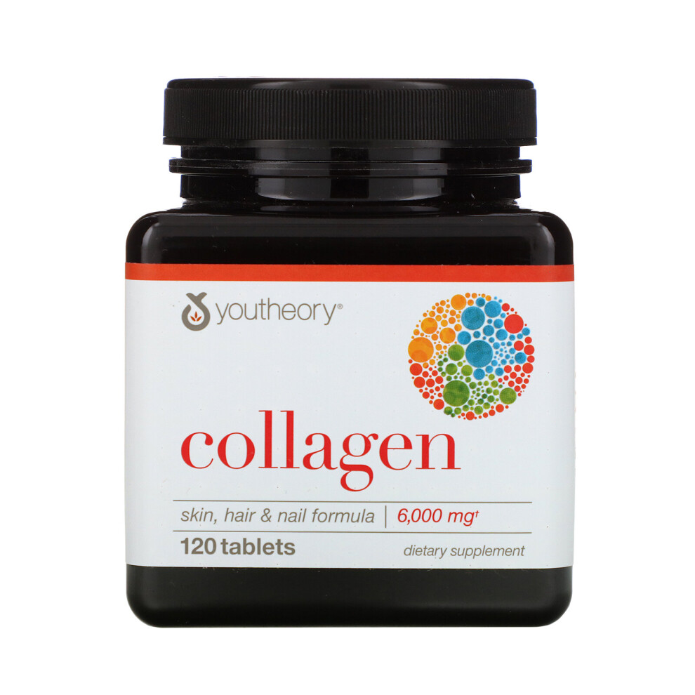 Youtheory , Collagen, 6,000 Mg, 120 Tablets