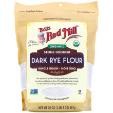 Bob's Red Mill, Bio-Dunkelroggenmehl, Vollkorn, 20 oz (567 g)