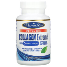 Paradise Herbs, Kollagen Extreme mit BioCell Kollagen, OptiMSM & Nature's C, 120 Kapseln