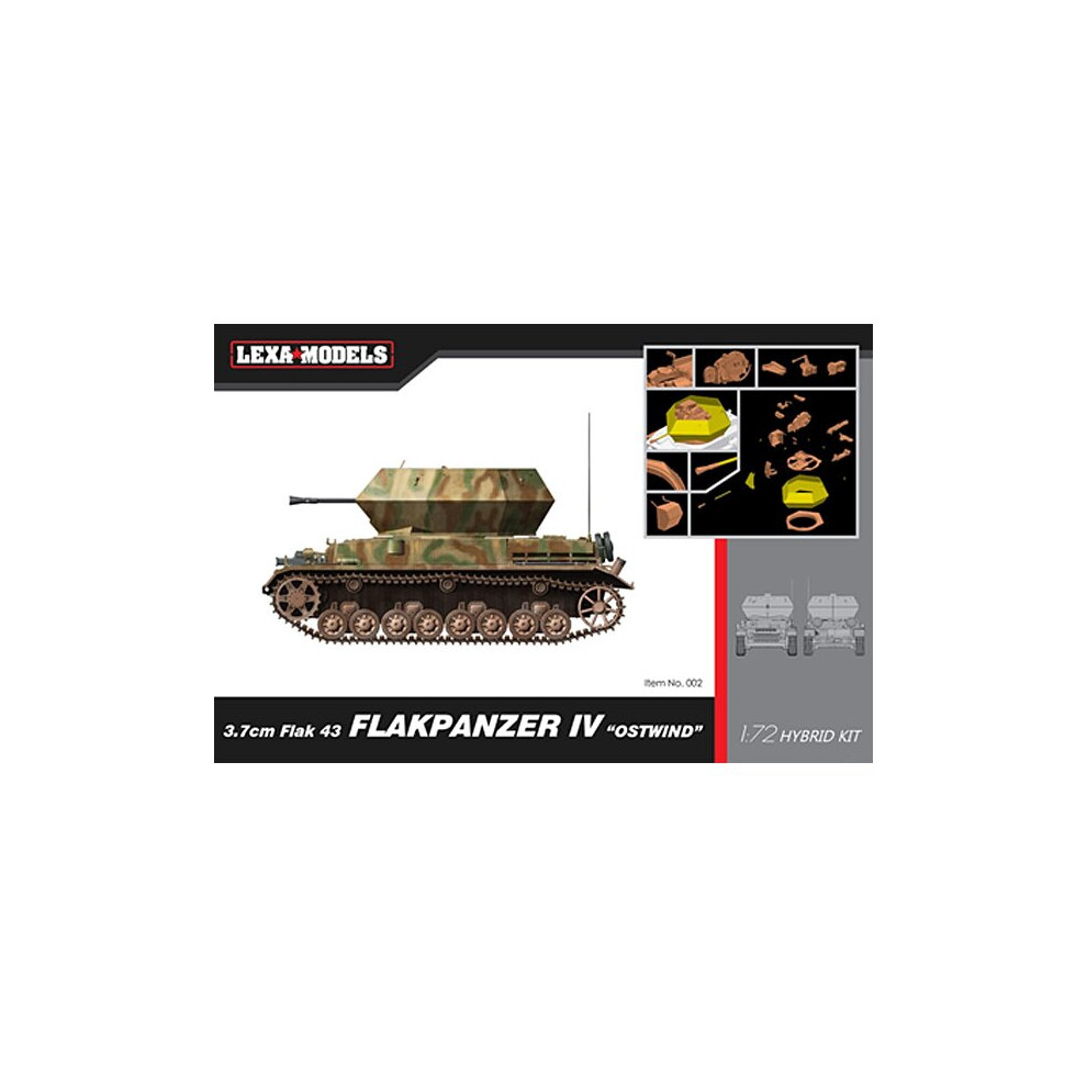 Dragon 3.7Cm Flak 43 Flakpanzer Iv "Ostwind" Lexa Model - 1:72 Scale
